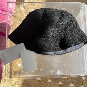 COS Kids Black Bucket Hat